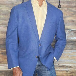 Brooks Brothers Regent REDA Italy Special Selection Blue Wool Jacket Blazer 46R